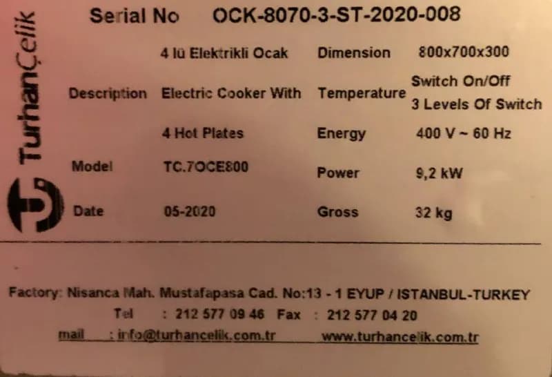 TurhanCelik osk [телефон]×700×300 — Тбилиси — 3 200 ₾