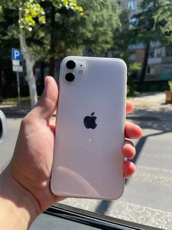 iPhone 11 белый идеальный- цена 900 лари — Тбилиси — 900 ₾
