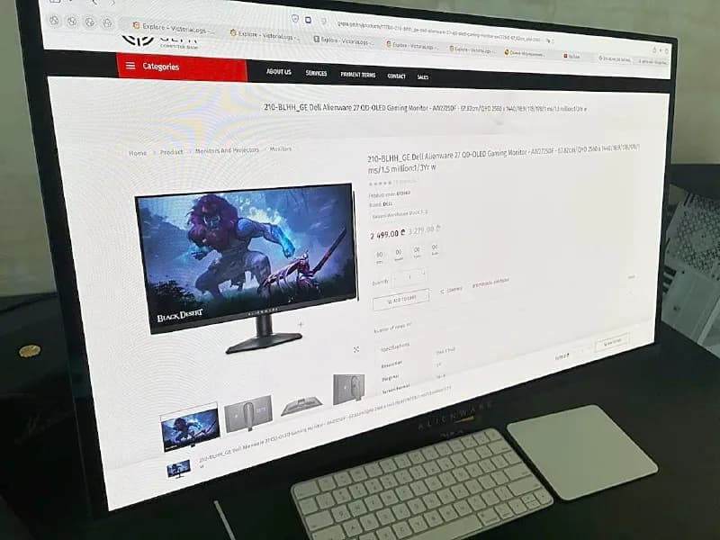Dell Alienware AW2725DF — 1500 ₾(цена в магазине 2500) — Батуми — 1 500 ₾