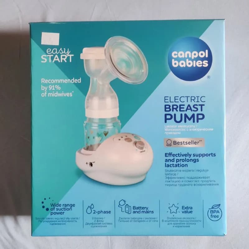 Canpol Babies EasyStart с бутылочкой, двухфазный, 3 режима. Состояние отличное, использовался мало. — Тбилиси — 50 ₾