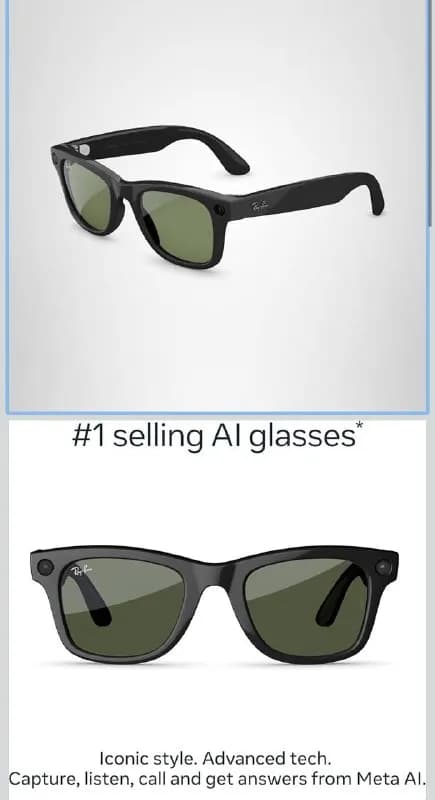 Meta Ray-Ban (Gen 2), Wayfarer Large — Батуми