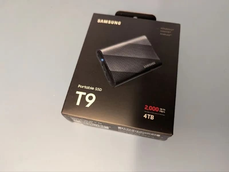 Samsung Portable SSD T9 — 4TB — Батуми — 1 600 ₾