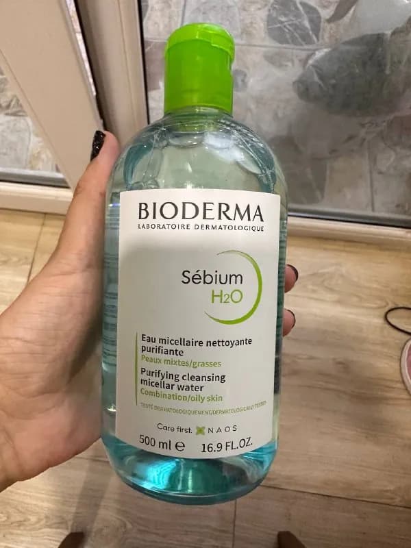 Bioderma sebium H2O micellar water combination/oily skin 500 ml — Тбилиси