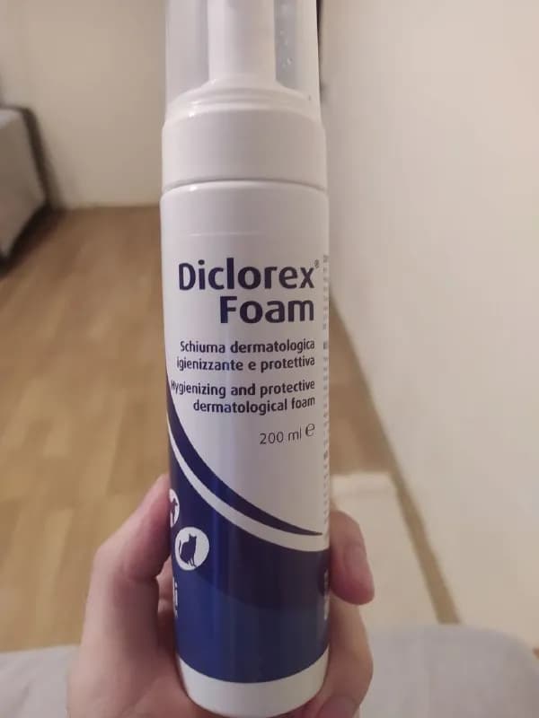Diclorex (Диклорекс), пена антисептик для кошек и собак для заживления ран и швов. Пользовался всего — Тбилиси — 50 ₾