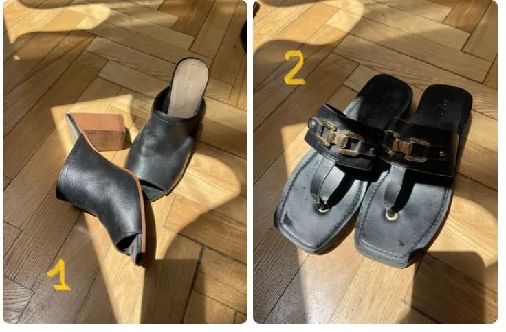 1. Босоножки ALDO 38 размер из мягкой приятной кожи. Стильные, носились мало. 60 лари — Тбилиси — 60 ₾