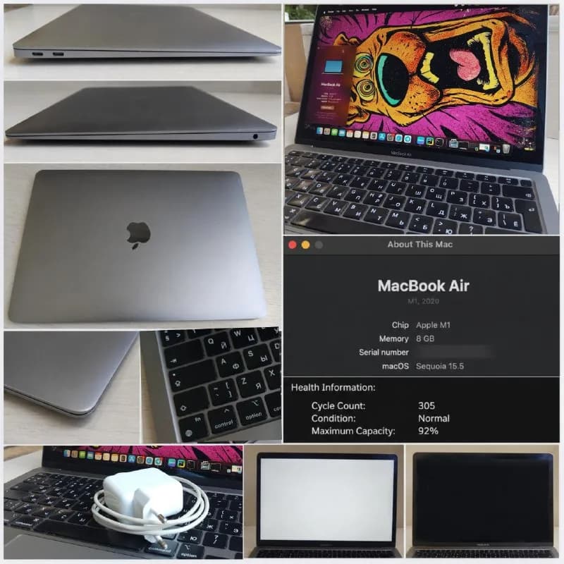 MacBook Air M1 8/256 — Тбилиси — 1200 ₾