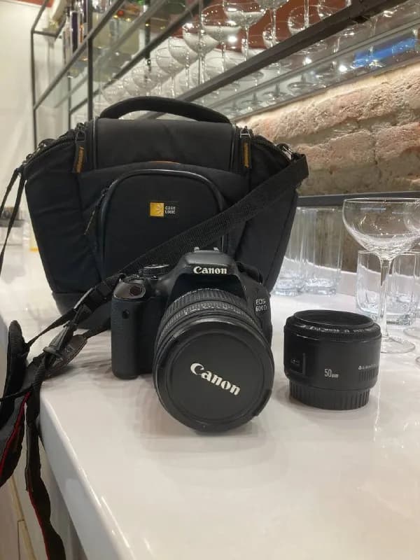 Canon EOS600D с двумя объективами и сумкой — Тбилиси — 450 $
