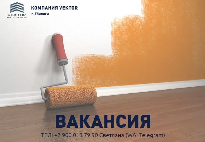 VEKTOR набираем в команду сотрудников, с опытом работы. — Тбилиси — 2 000 ₾