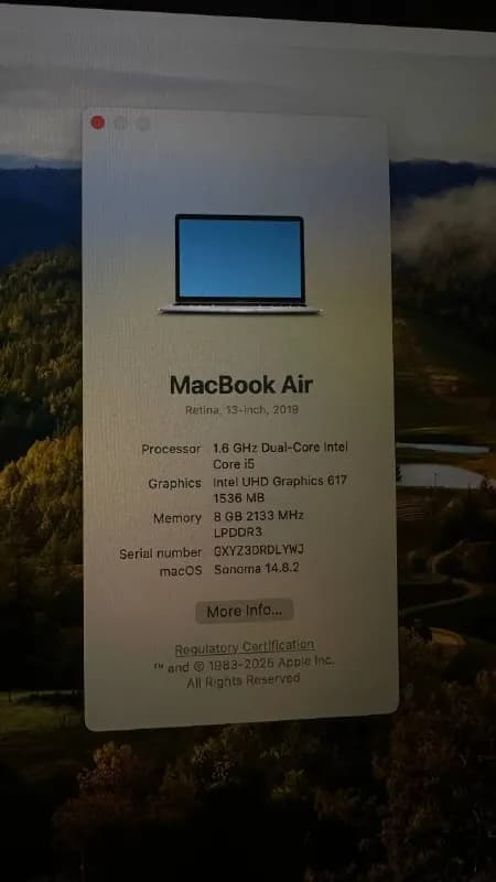 MacBook Air 2019, 13inch, intel core i5 — Тбилиси — 750 ₾