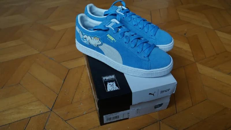 PUMA x RIPNDIP suede sneakers. Оригинал, заказывались с Farfetch (все чеки/декларацию/скриншот заказ — Тбилиси — 500 ₾