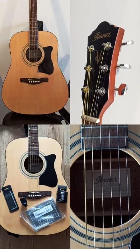 IBANEZ с набором аксессуаров (мягкий транспортировочный чехол, ремень для гитары, сумка для аксессуа — Тбилиси — 350 ₾