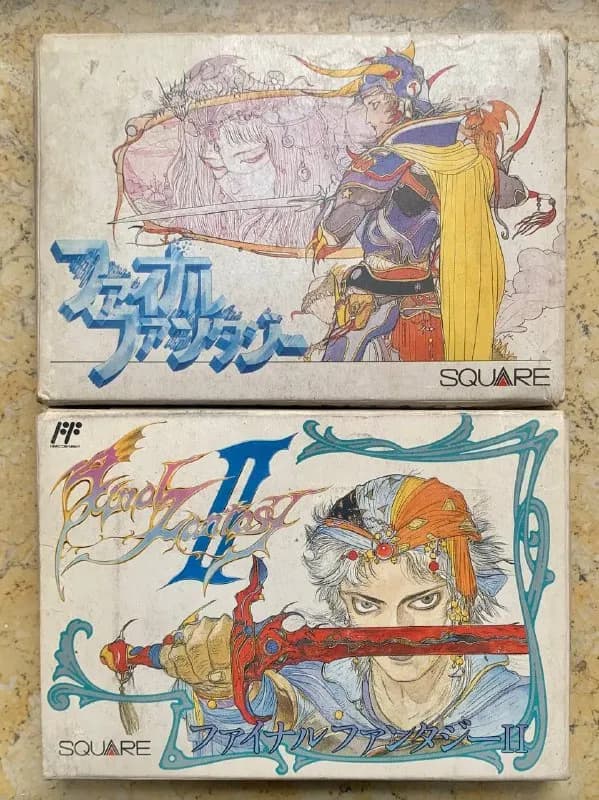 Final Fantasy + Final Fantasy II для Nintendo Famicom (в коробках с мануалами) — Тбилиси — 220 ₾