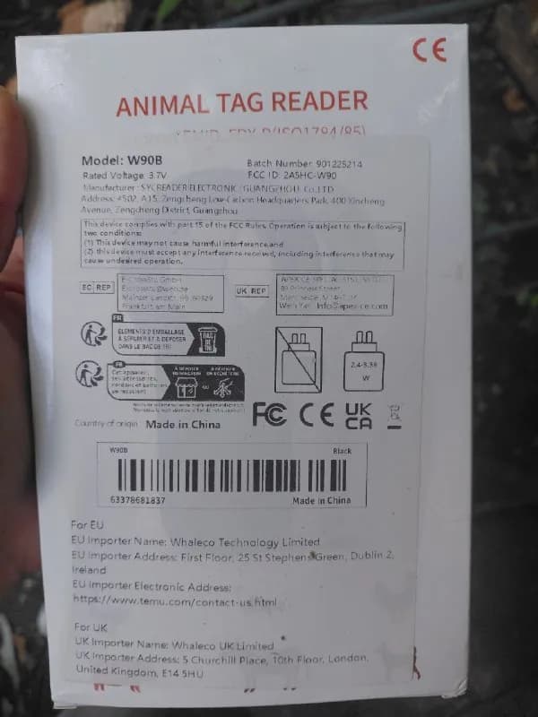 animal tag reader w90b — Тбилиси — 25 ₾
