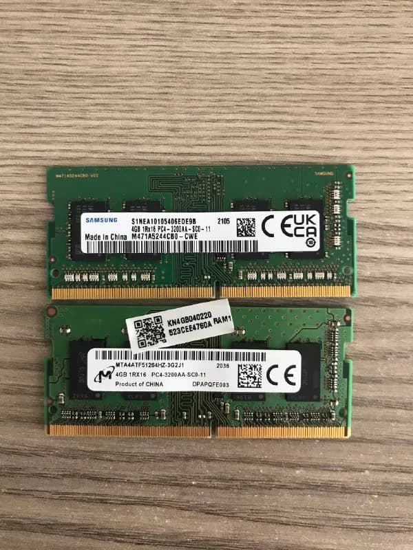 ddr4 две одна плашки. Каждая по 4 Gb 3200 (Samsung, Micron). За каждую по 20 лари — Тбилиси — 20 ₾