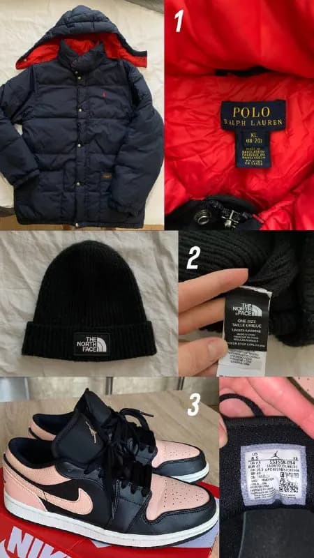 1. Куртка муж Ralph Lauren, XL, но подойдет на M, капюшон отстегивается. Демисезонная — 90 gel — Тбилиси — 90 ₾