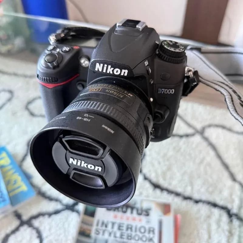 NIKON 7000D, с картой памяти, удобной сумкой-чехлом и линзой 35 мм, 1.8 crop DX в хорошем состоянии. — Батуми — 900 ₾