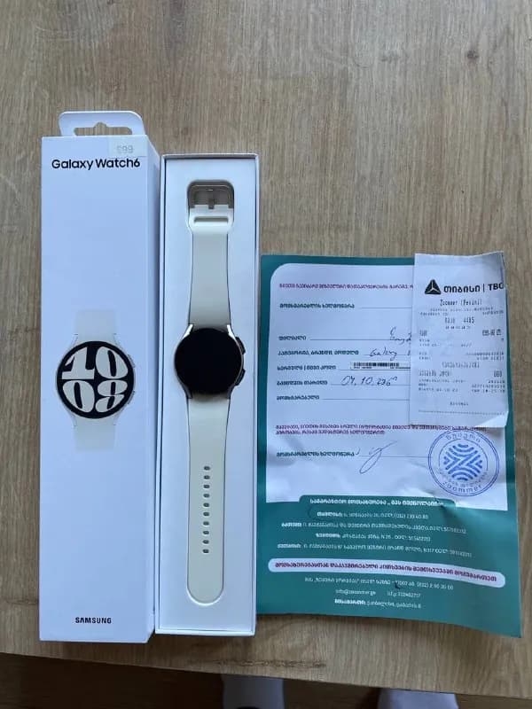 Galaxy Samsung Galaxy smartwatch 6 (последняя версия) 40 мм — Тбилиси — 599 ₾