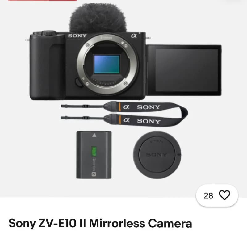 Sony ZV-E10 II в продаже — Батуми — 2,000 ₾