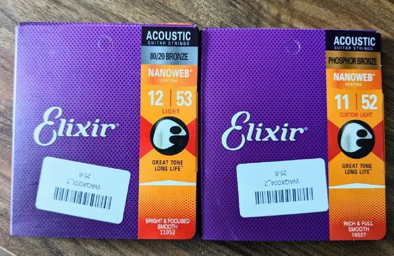Elixir (Элексир) Nanoweb на акустику. 12 53 и 11 52. Оригинал. — Тбилиси — 45 ₾