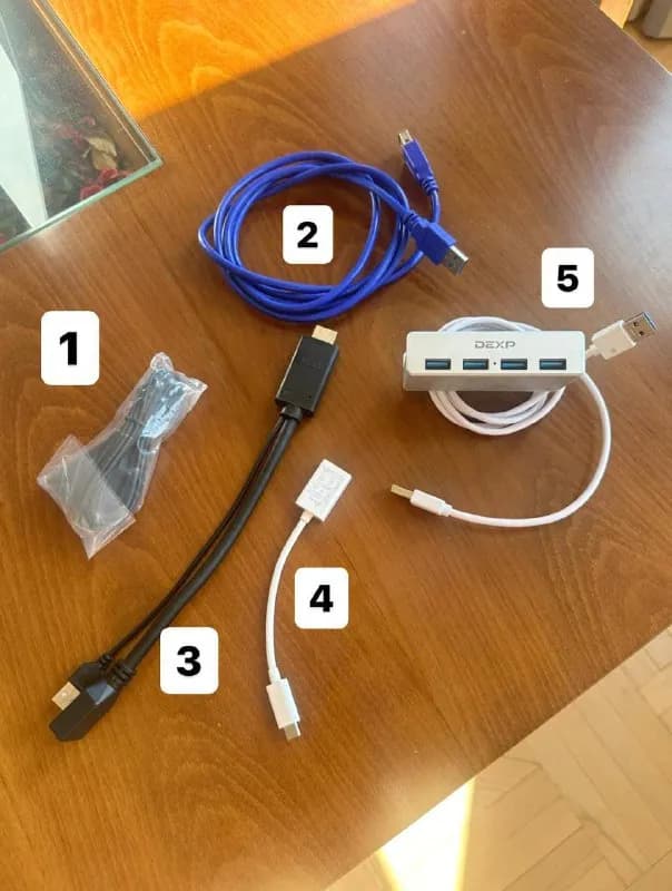 1. Удлинитель USB 2.0 1,2 м — Тбилиси — 10 ₾