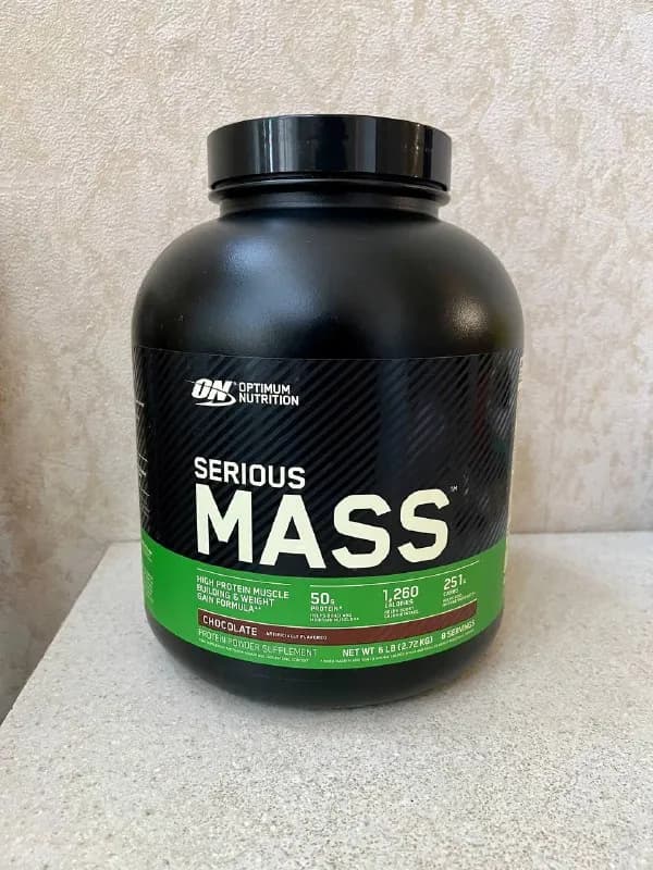 Optimum nutrition Serious mass, осталось около 1 кг — Тбилиси — 35 ₾