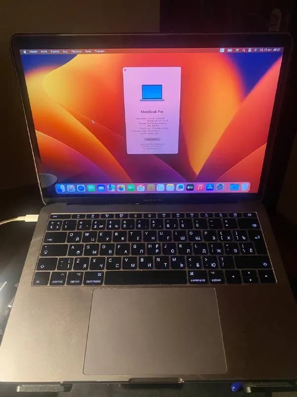 MacBook Pro 2017 i5 13» 8gb RAM, 128gb — без технических неисправностей, всегда был в чехле, на вид — Тбилиси — 1 100 ₾