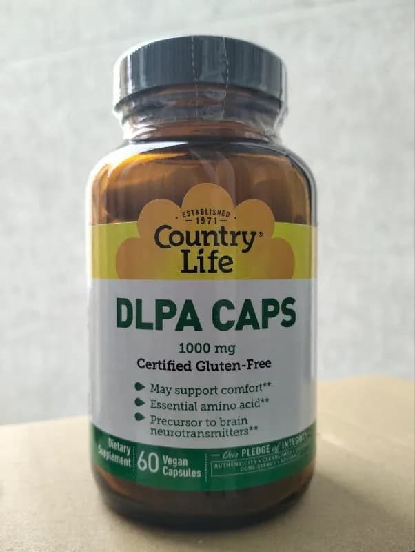 DLPA Country Life — 60 капсул по 1000 мг. — Тбилиси — 120 ₾