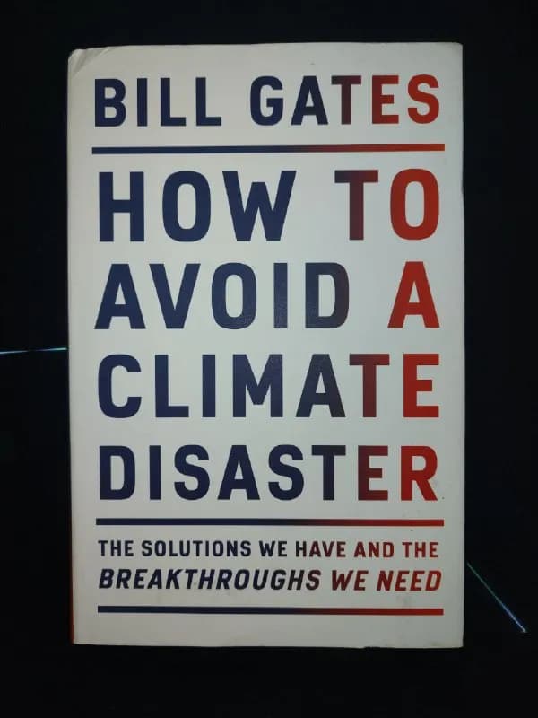 1. книга how to avoid a climate disaster, bill gates, на английском, 15 лари — Тбилиси — 15 ₾