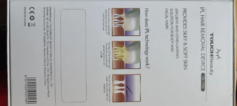 TOUCHBeauty IPL HAIR REMOVAL DEVICE в идеальном состоянии. — Тбилиси — 500 ₾