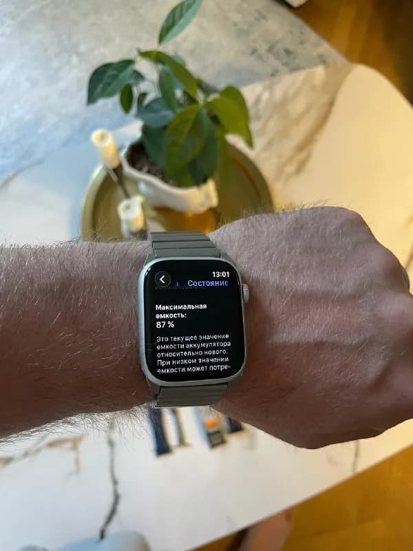 Apple Watch series 9, 45 mm, Silver. — Тбилиси