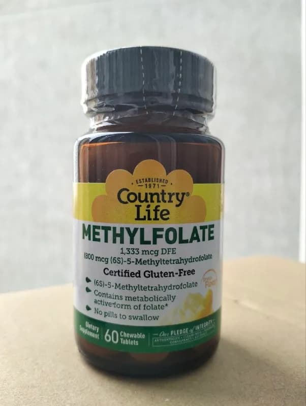 Country Life — 60 жевательных таблеток по 800 мкг. — Тбилиси — 90 ₾