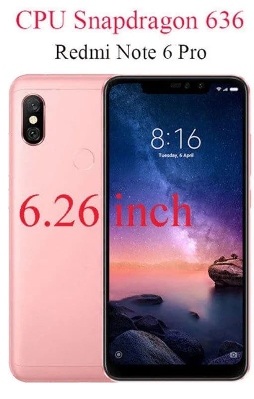 XIAOMI REDMI NOTE 6 PRO 3/32GB EU ROSE GOLD* — Тбилиси — 150 ₾