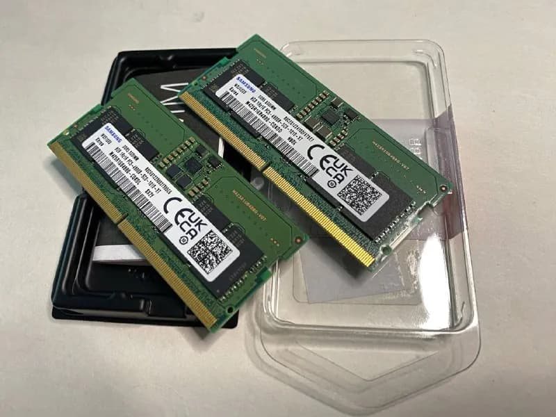 SO-DIMM Samsung DDR5 4800 8Гб 2 шт — Тбилиси — 45 ₾