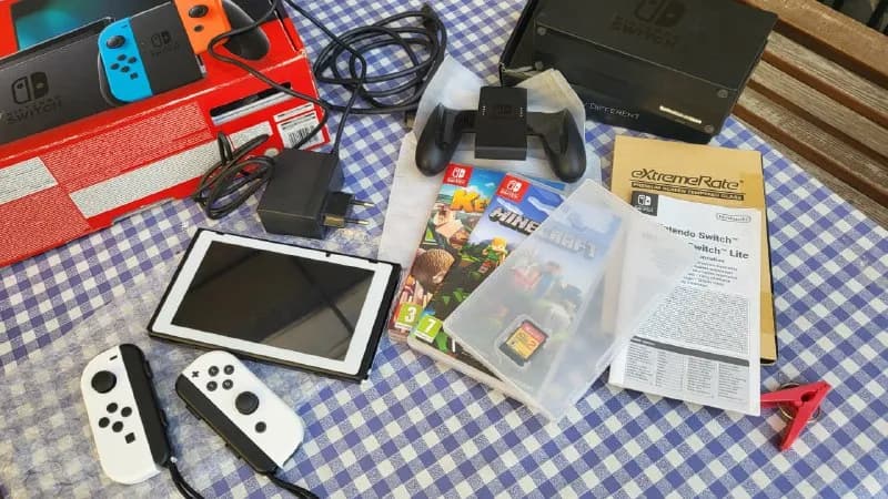 Nintendo Switch v2. В отличном состоянии. Полная комплектация, есть оригинальная коробка. На экране — Тбилиси — 500 ₾