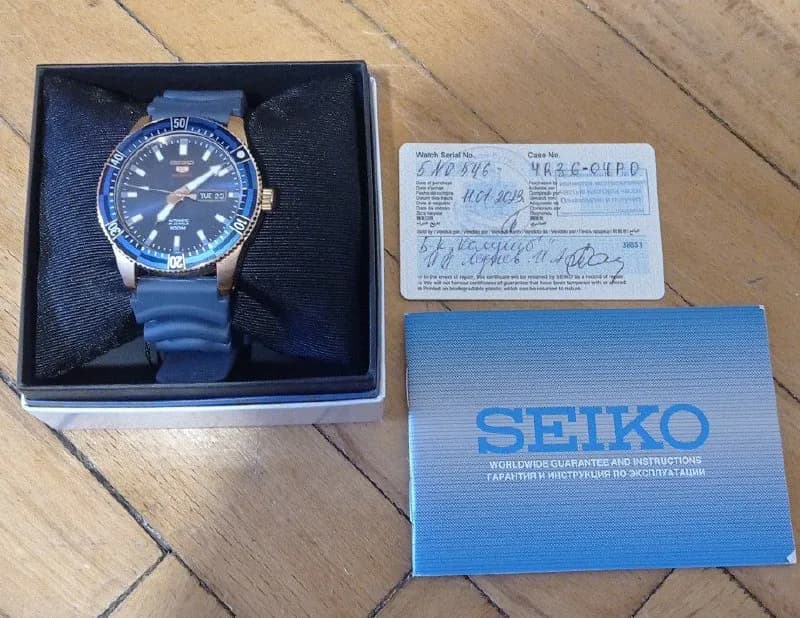 Seiko sports 5. Коробка, гарантия, чеки всё на месте. 300$ — Тбилиси — 300 $