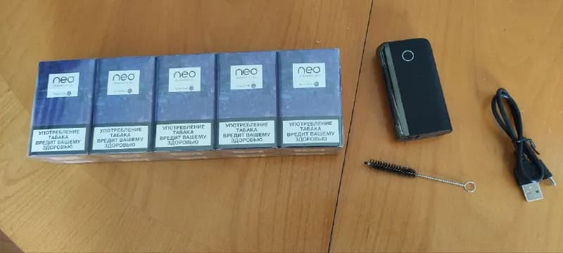 GLO + блок стиков + провод type-c + щеточка для чистки. — Тбилиси — 100 ₾