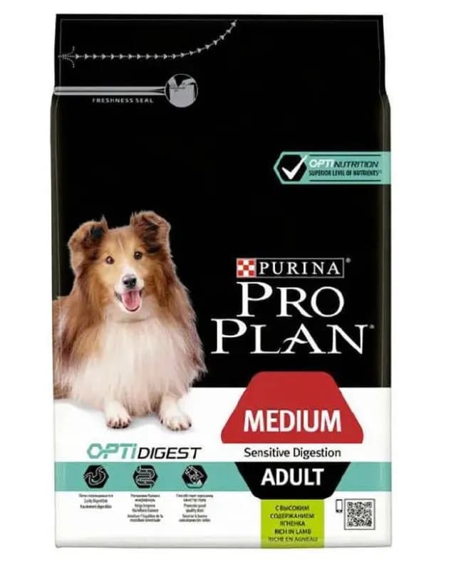 Pro Plan Adult Medium Sensitive Digestion Lamb для собак средних пород с чувствительным пищеварением — Тбилиси — 20 ₾