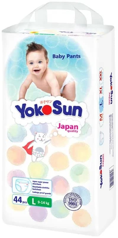 YokoSun Размер 4 / L (9-14 кг), 44 шт. 2 закрытые упаковки — 50 лари за упаковку — Тбилиси — 50 ₾