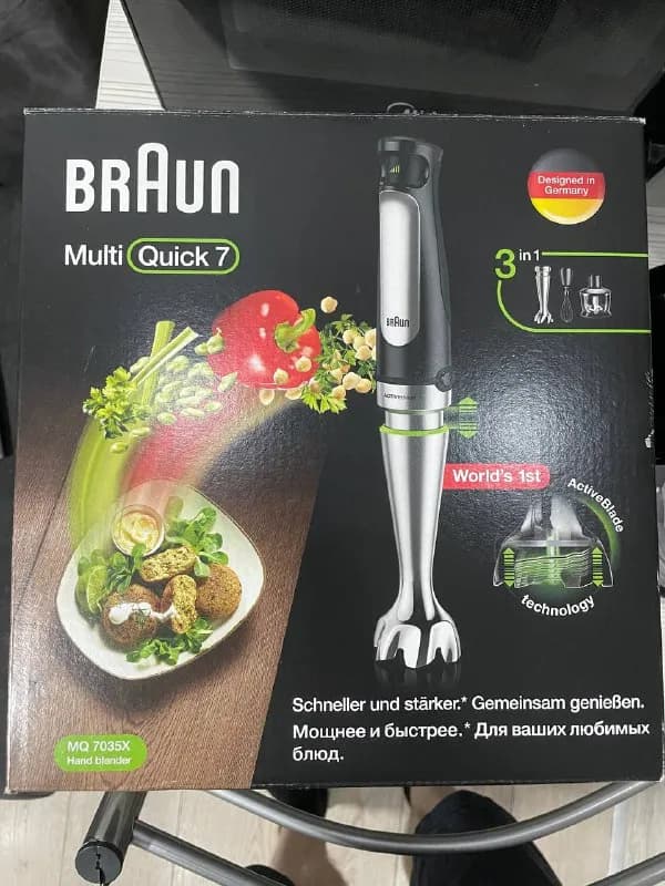 Braun MQ7035X. Новый стоит 389, продаю за 250 — Тбилиси