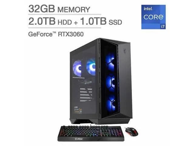 MSI Aegis R Gaming Desktop — 13th Gen Intel Core i7-13700 °F — GeForce RTX 3060 13TC-445US PC Computer — Тбилиси — 2800 ₾