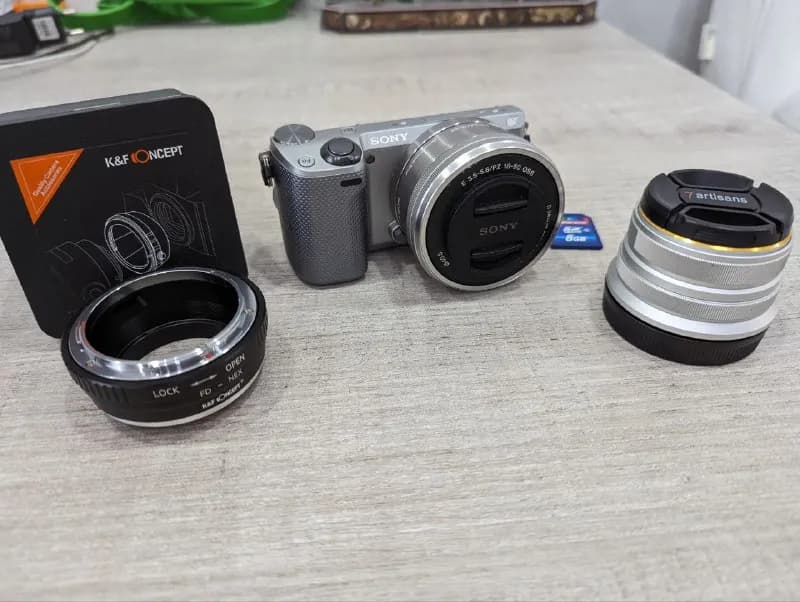 Sony nex-5t + kit обьектив 3.5-5.6/[телефон]gel — Тбилиси — 50 450 ₾