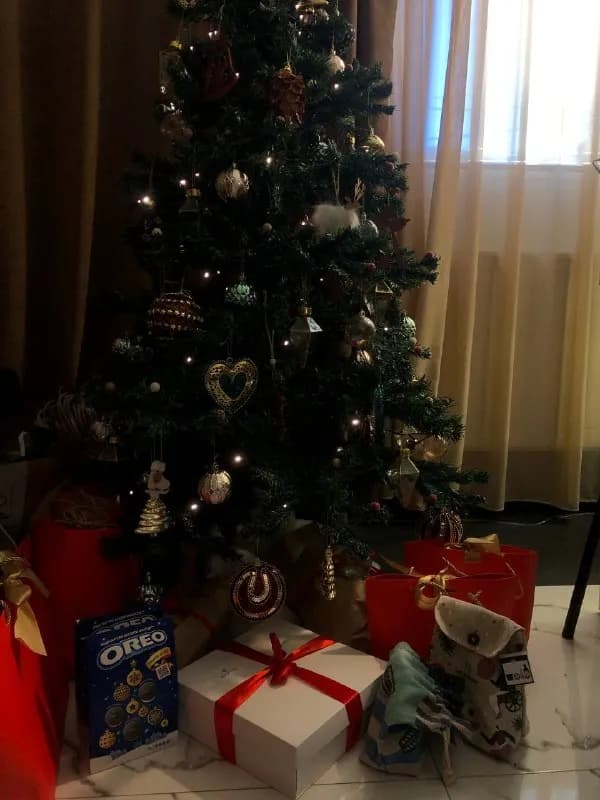 150 см вроде) с полным набором игрушек, украшений и огоньками тёплого белого цвета! Пользовались 1 р — Тбилиси — 150 ₾