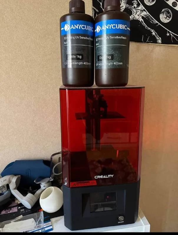 3D printer creality иделном состоянии цена 650 без торга! В состав идет расходные материалы — Тбилиси — 650 ₾