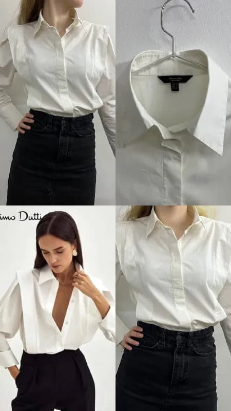 1. Рубашка Massimo Dutti, размер xs-s, 30 gel — Тбилиси