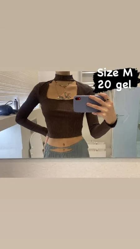 1 топ bershka M 20 gel — Тбилиси — 20 ₾