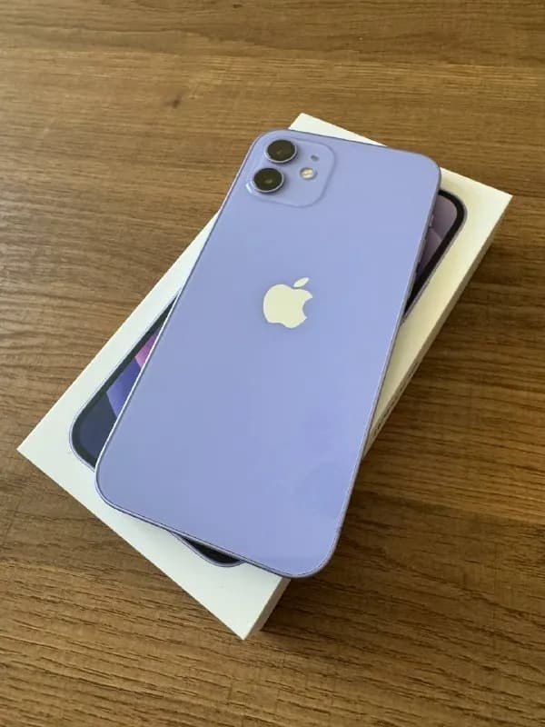 iPhone 12 128gb фиолетовый. Все в рабочем состоянии, не ремонтировался. Есть небольшие царапины на к — Тбилиси — 1 100 ₾