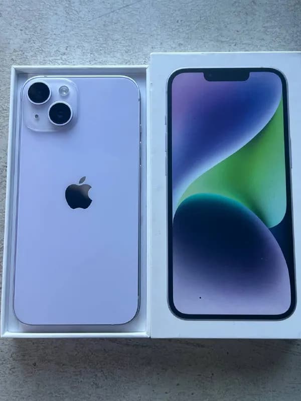 iPhone 14,128 gb/91% батарея, вставляется 2 физические сим-карты. Состояние нового. Цена 1900 — Тбилиси — 1900 ₾