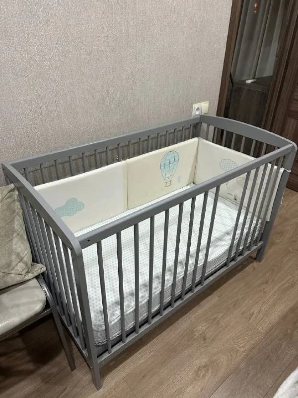 120×60, вместе с матрасом и бортиками — Тбилиси — 250 ₾