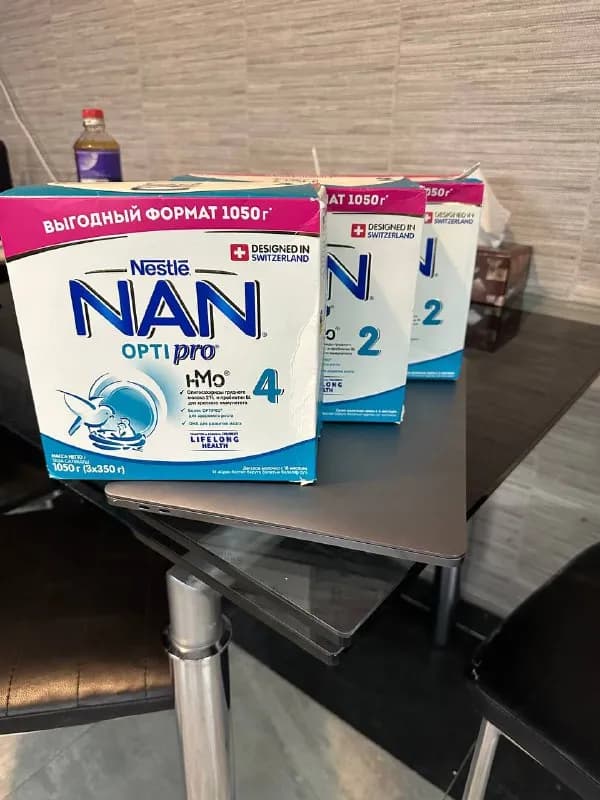 2 пачки Nan2 и одна пачка Nan4 по 1050 г. — Тбилиси — 60 ₾