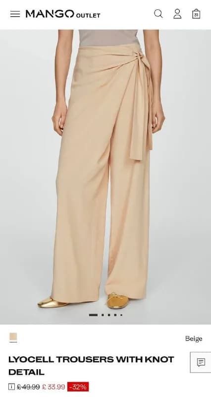 Mango брюки с запахом — Батуми — 70 ₾